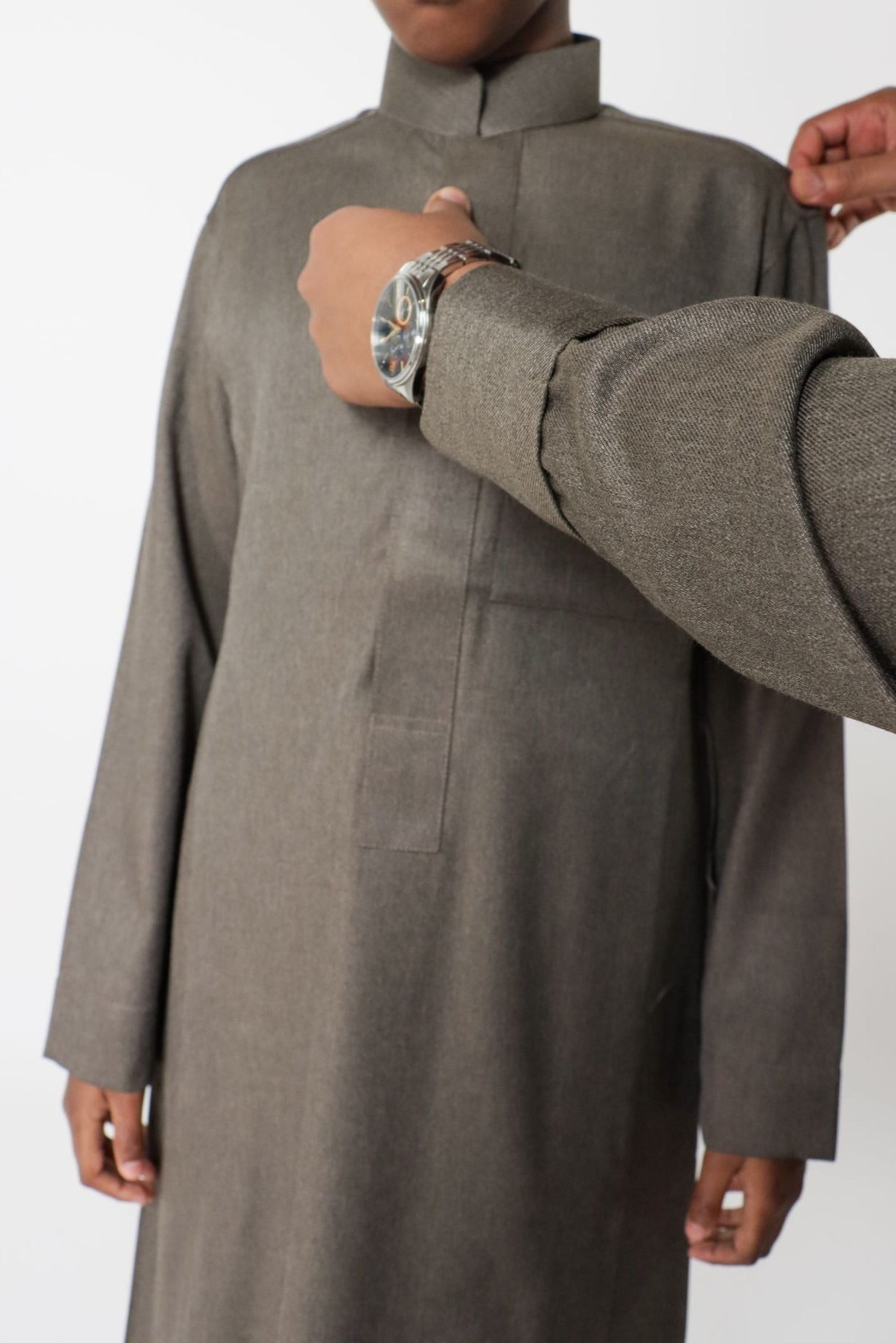 Kids Bronze Grey Thobe