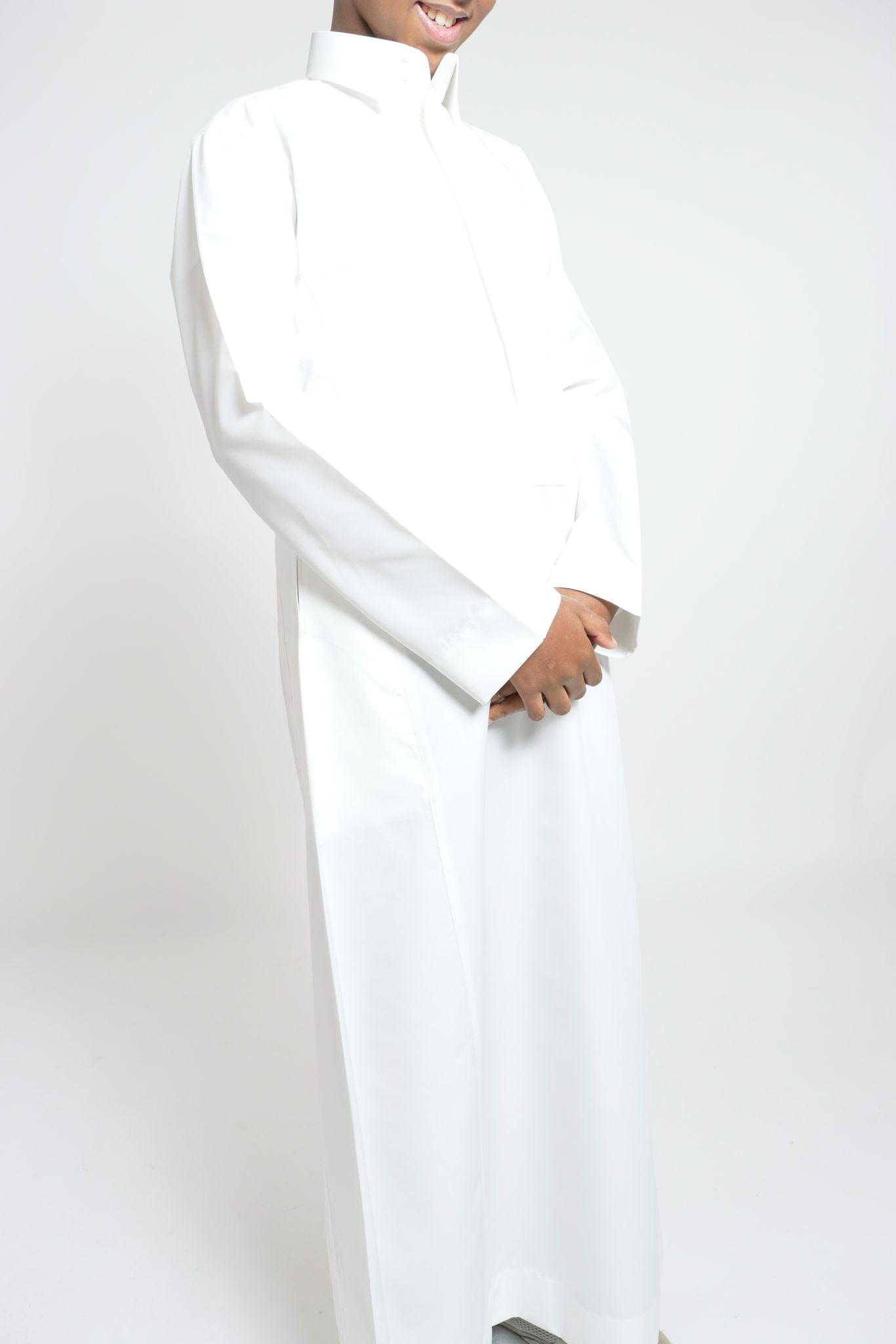 Kids White Thobe