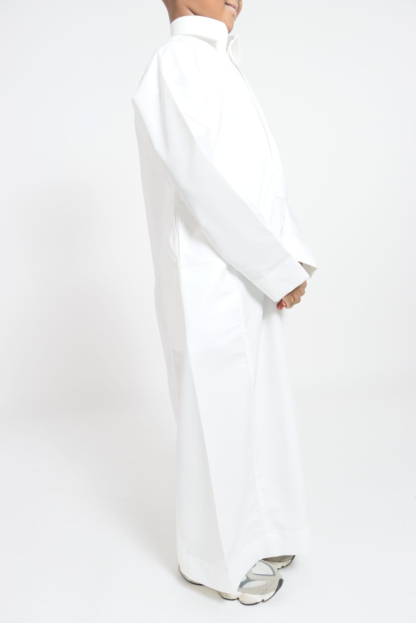 Kids White Thobe